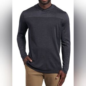 Men's Kuhl Engineered Hooded Shirt Active Knit Size Large